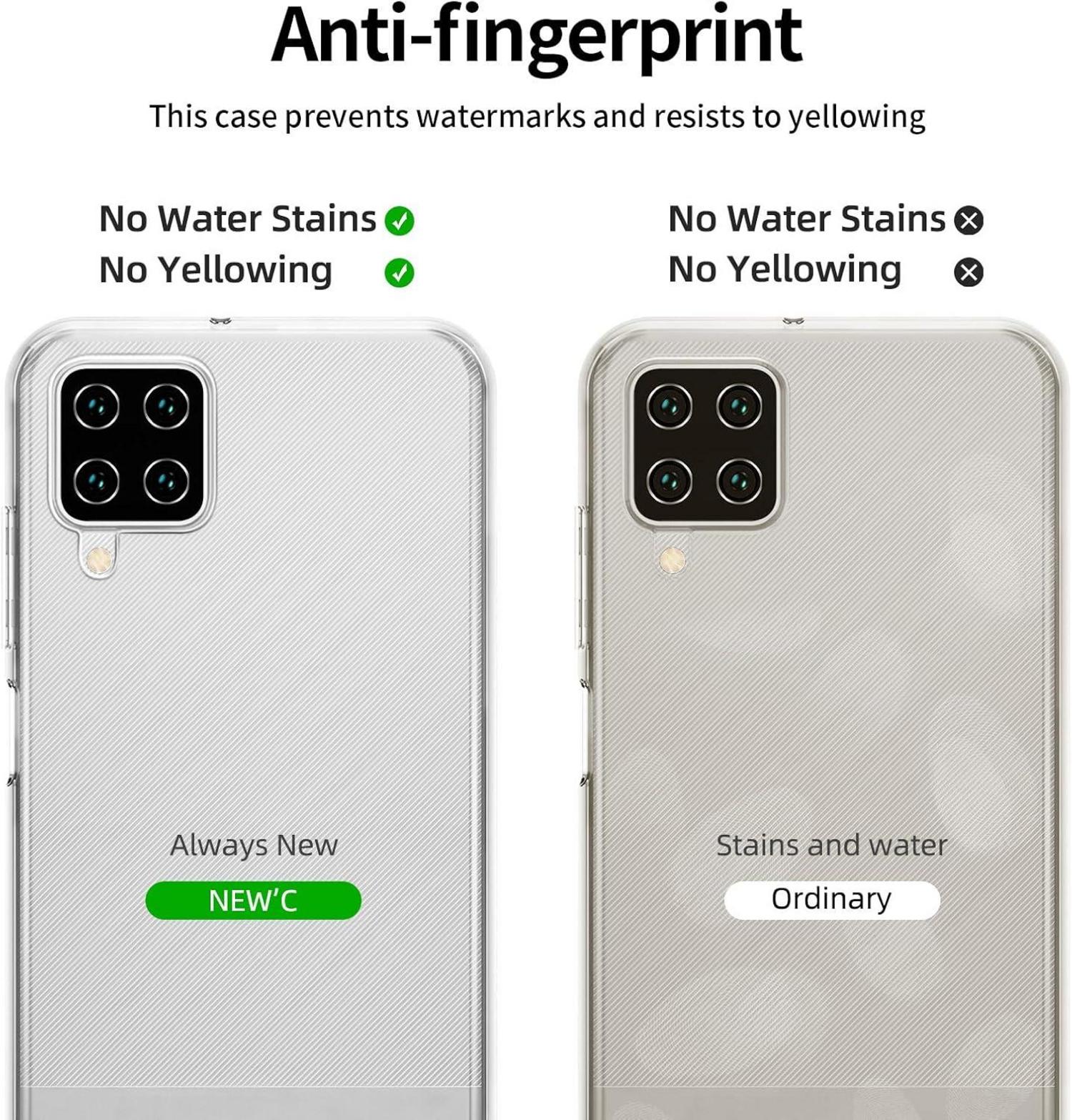 Hülle Samsung Galaxy A12 M12 Ultra Transparent + Panzer Schutz 2x