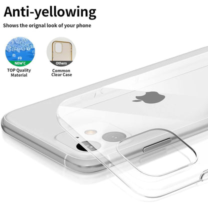 NEW'C iPhone 11 Hülle Ultra Transparent Silikon TPU