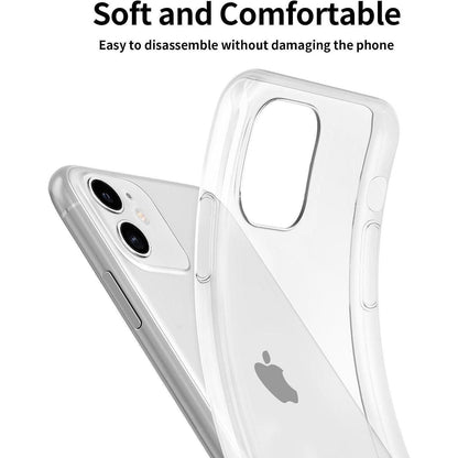 NEW'C iPhone 11 Hülle Ultra Transparent Silikon TPU