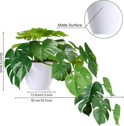 Künstliche Monstera Deko Pflanzen Hochrealistisch 45cm