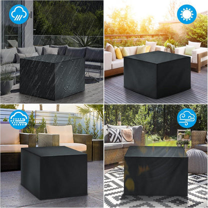 Gartenhocker Abdeckung 600D Wasserdicht Anti-UV 64x64x43cm