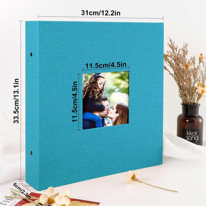 Fotoalbum 1000 10x15 Extra Großes XXL Leinen Einsteckalbum