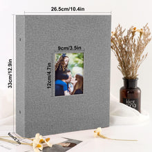 Fotobuch 10x15 Leinen Einsteckalbum 400 Taschen Hochformat