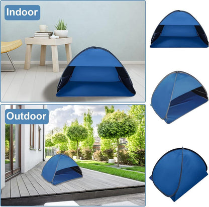 Strand-Sonnenschutz Pop-Up-Zelt UV-Schutz winddicht Camping Haustiere