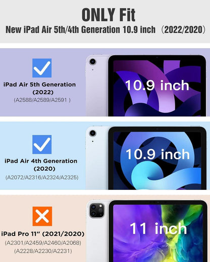 iPad Air 11 Zoll Hülle M2 2024, Schlank