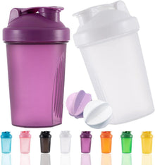 OOTD Protein Shaker Flasche Auslaufsicher BPA Frei 400mlQPushButton
