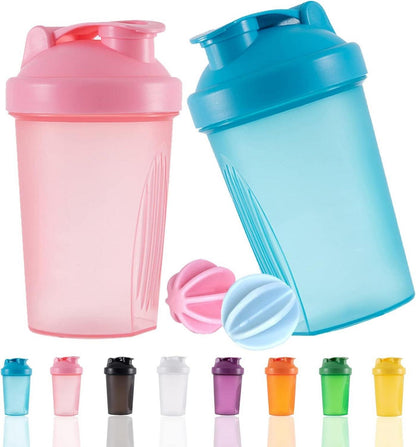 Protein Shaker Flasche 400 ml Auslaufsicher BPA Frei Eiweiß Shaker für
