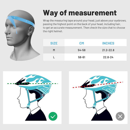 Fahrradhelm Erwachsene abnehmbares Innenfutter verstellbar Helmet 3