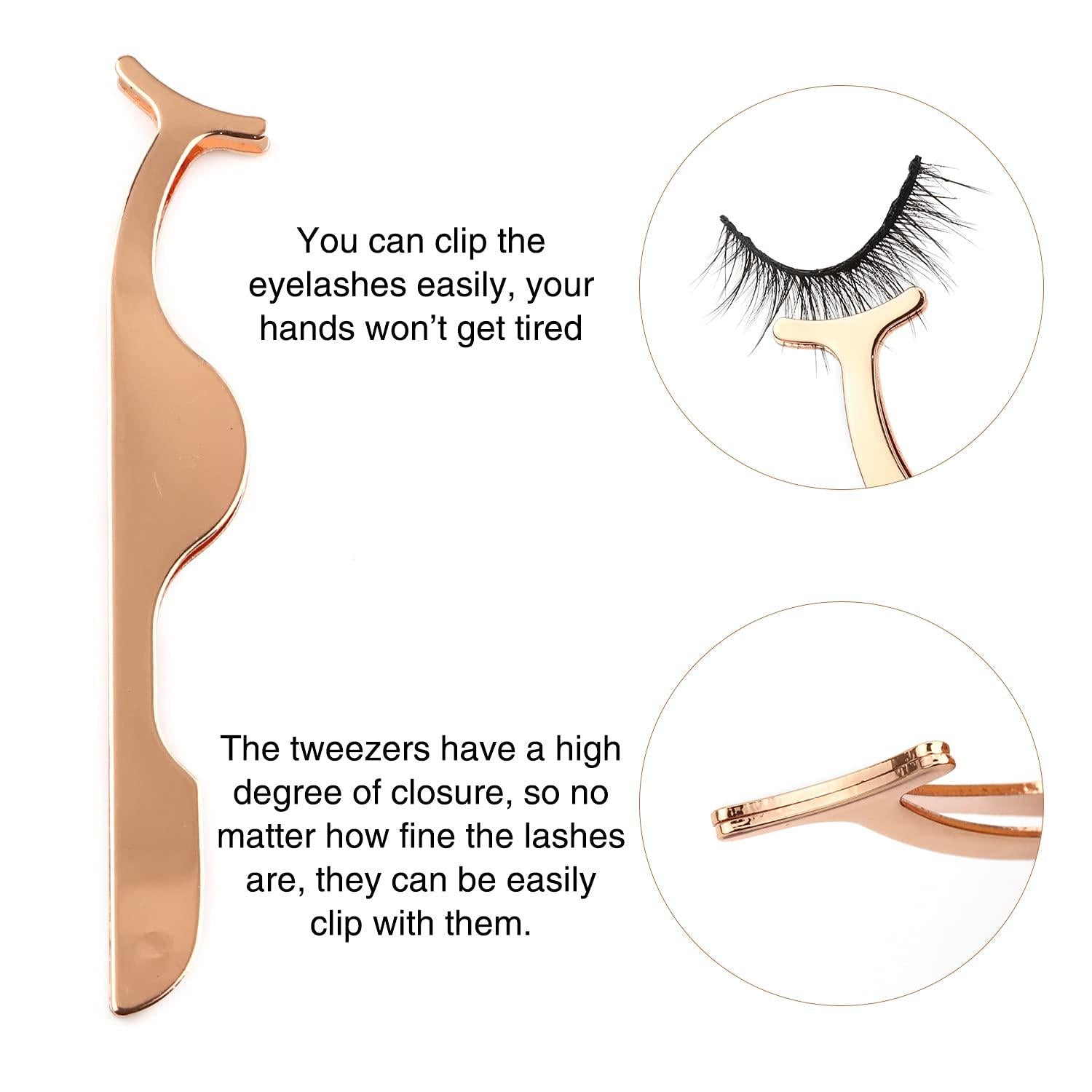 Falsche Wimpern Pinzette Zange für Wimpernverlängerung