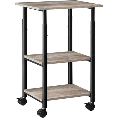 Druckertisch mit arretierbaren Rädern, 3