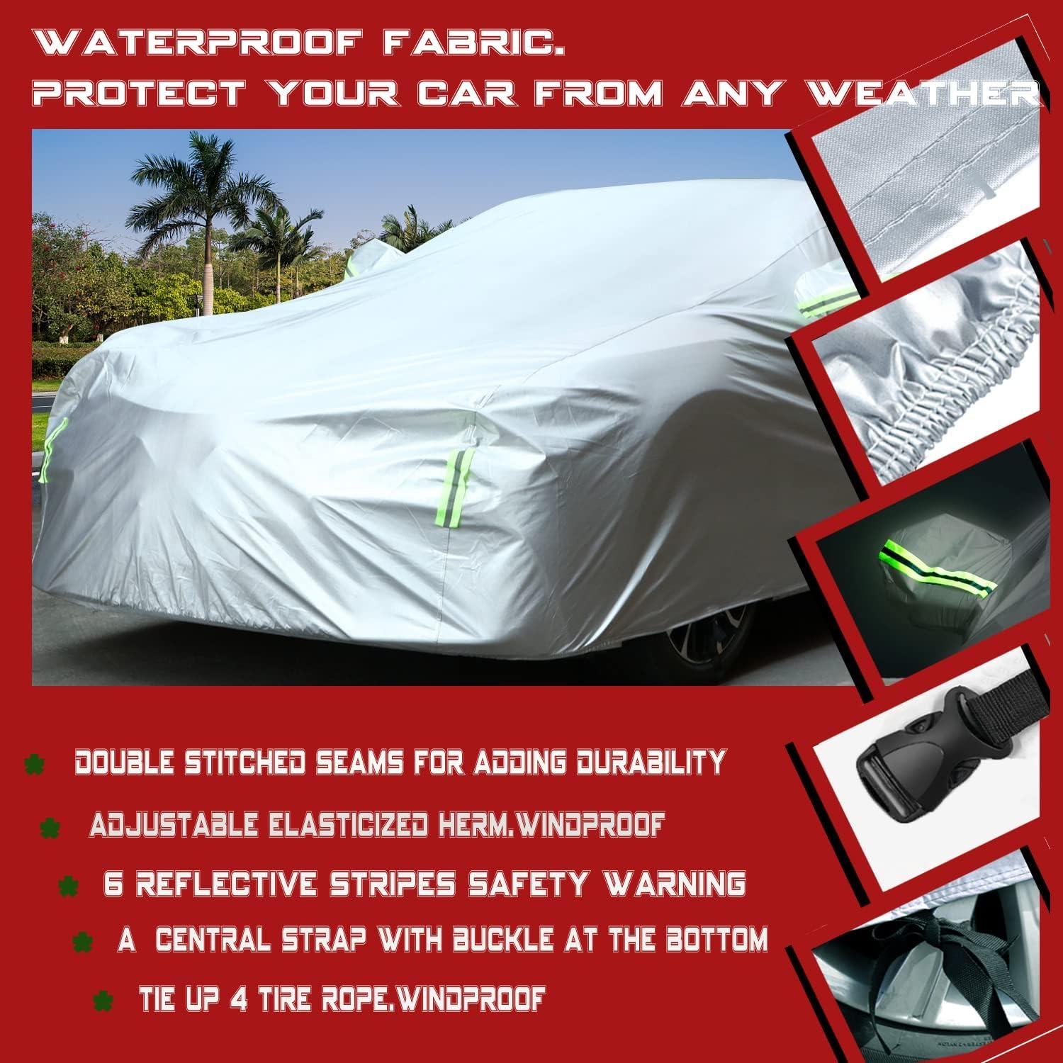 Autoabdeckung Winter Vollgarage Schneedicht UV-Schutz 450cm S
