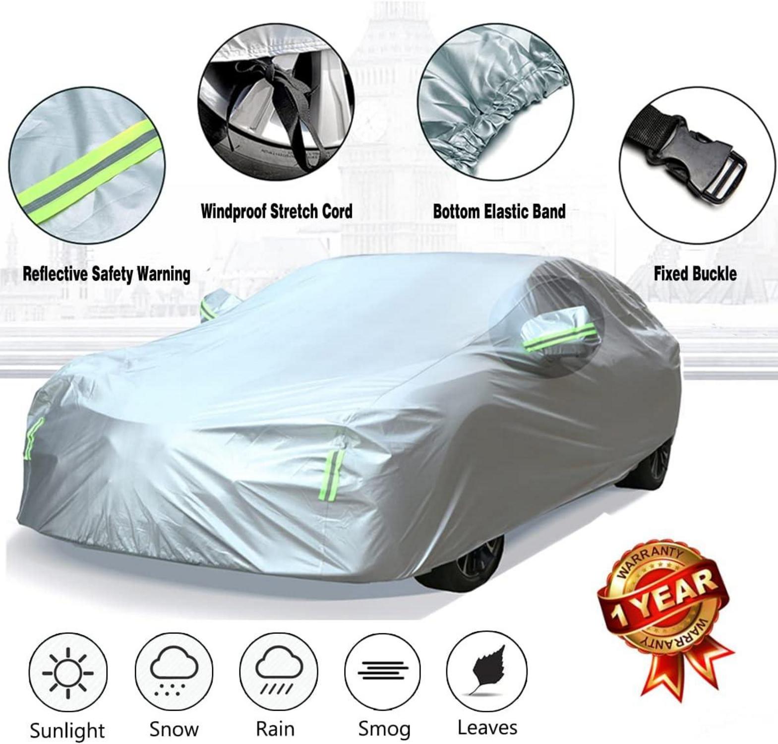 Autoabdeckung Vollgarage Winter Schneedicht UV-Schutz 450cm Limousine