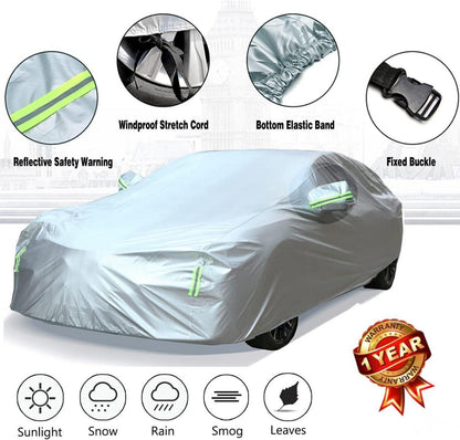 Autoabdeckung Vollgarage Winter Schneedicht UV-Schutz 450cm Limousine