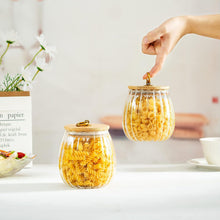 Luftdichte Vorratsdosen-Set 3tlg. 750ml Deko Glas mit Deckel