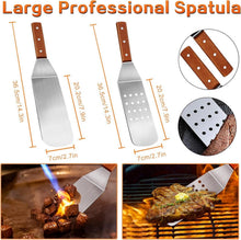 Grillspachtel Set Edelstahl 8-teilig BBQ Zubehör Profi