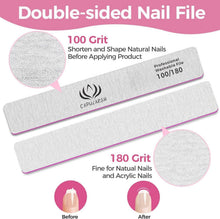 18er Pack Nagelfeilen 100/180 Grit Doppelseitige