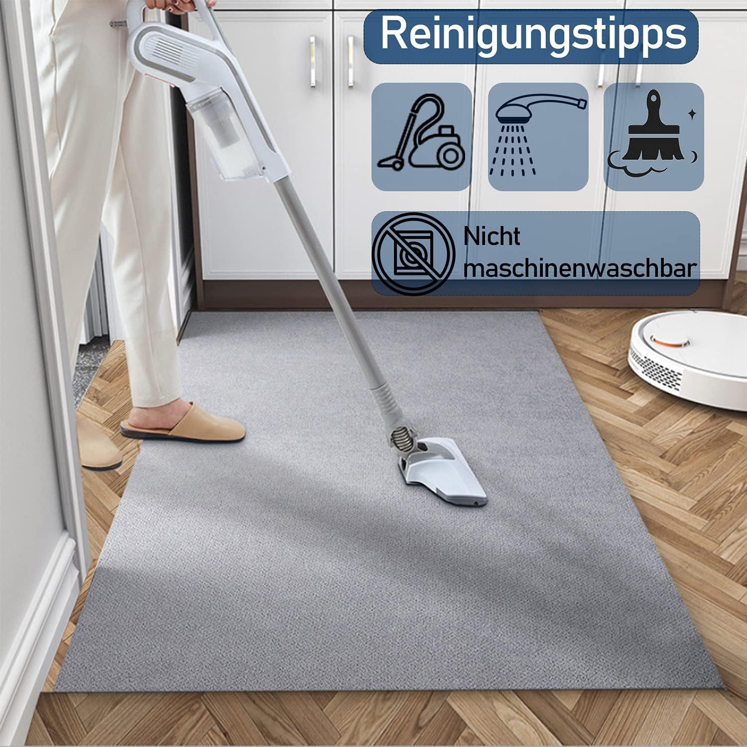 Fußmatte innen waschbar Schmutzfangmatte Eingangstürmatte Braun 40x60 cm