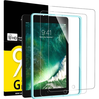 Panzer Schutz Glas iPad 9.7 Zoll 2018/2017 2 Stück 9H
