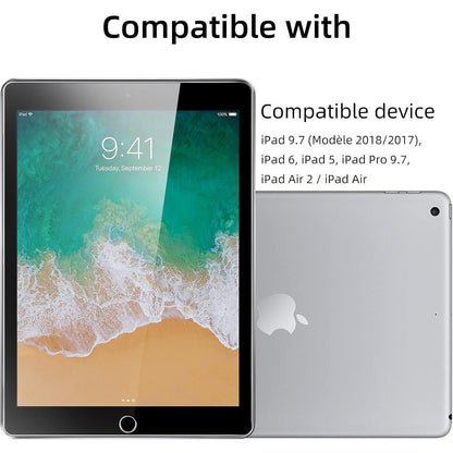 Panzer Schutz Glas iPad 9.7 Zoll 2018/2017 2 Stück 9H