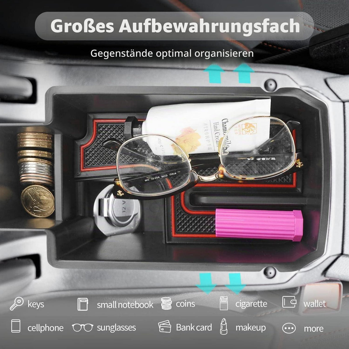 Mittelkonsolen Organizer für Seat Leon 4 & Cupra Formentor 2020-2025