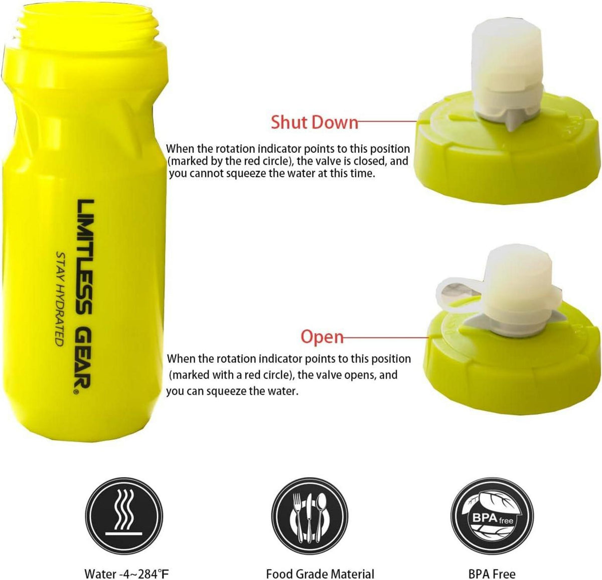 Fahrrad Flaschenhalter 21 Oz, Leicht GeträNkehalter, BPA Frei