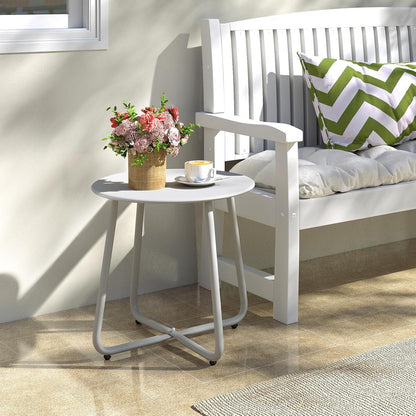 Beistelltisch Outdoor Gartentisch Balkontisch Runder Patio