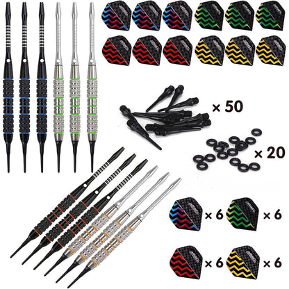 Turnart Dartpfeile Set 18g Kunststoffspitze 9