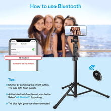 Handy Stativ Ständer 172cm Smartphone Tripod für iPhone