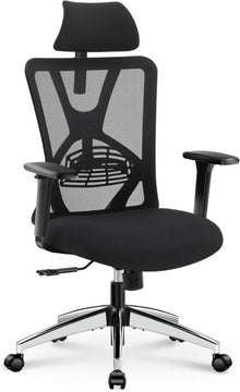 Ergonomischer Bürostuhl mit verstellbarer Lendenwirbelstütze & 3D