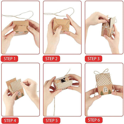 Adventskalender zum Befüllen 24 DIY Haus Weihnachten 2026