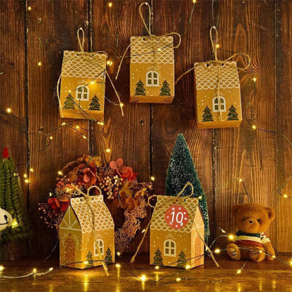 Adventskalender zum Befüllen 24 DIY Haus Weihnachten 2026