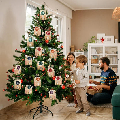 Adventskalender zum Befüllen 24 DIY Haus Weihnachten 2026