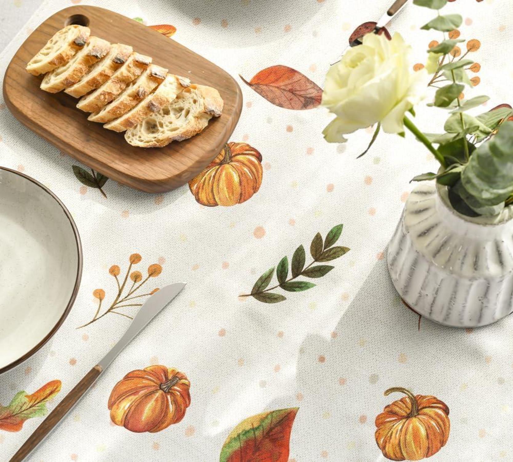 Herbst Tischdecke 85x85 cm Dekoration Drinnen Urlaub Party