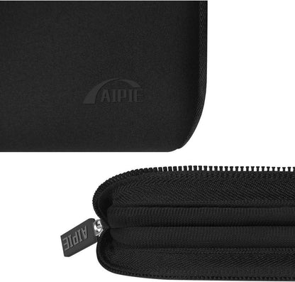 Laptophülle 13 14 Zoll Schwarz Stoßfest Schutzhülle 35x25,5x2,5 cm