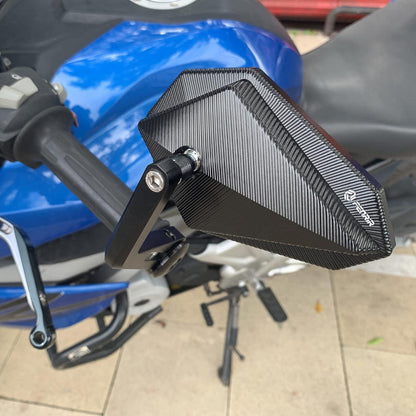 Motorrad Lenkerendenspiegel E24 CNC schwarz – Blendschutz