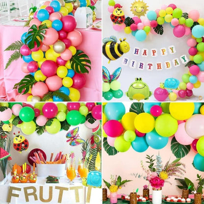 Kindergeburtstagsdeko Set Biene Schmetterling Frosch Luftballons
