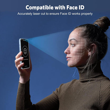Schutzglas für iPhone 13 Pro mit Rahmen, 3+3 Stück, Kamera Schutzfolie