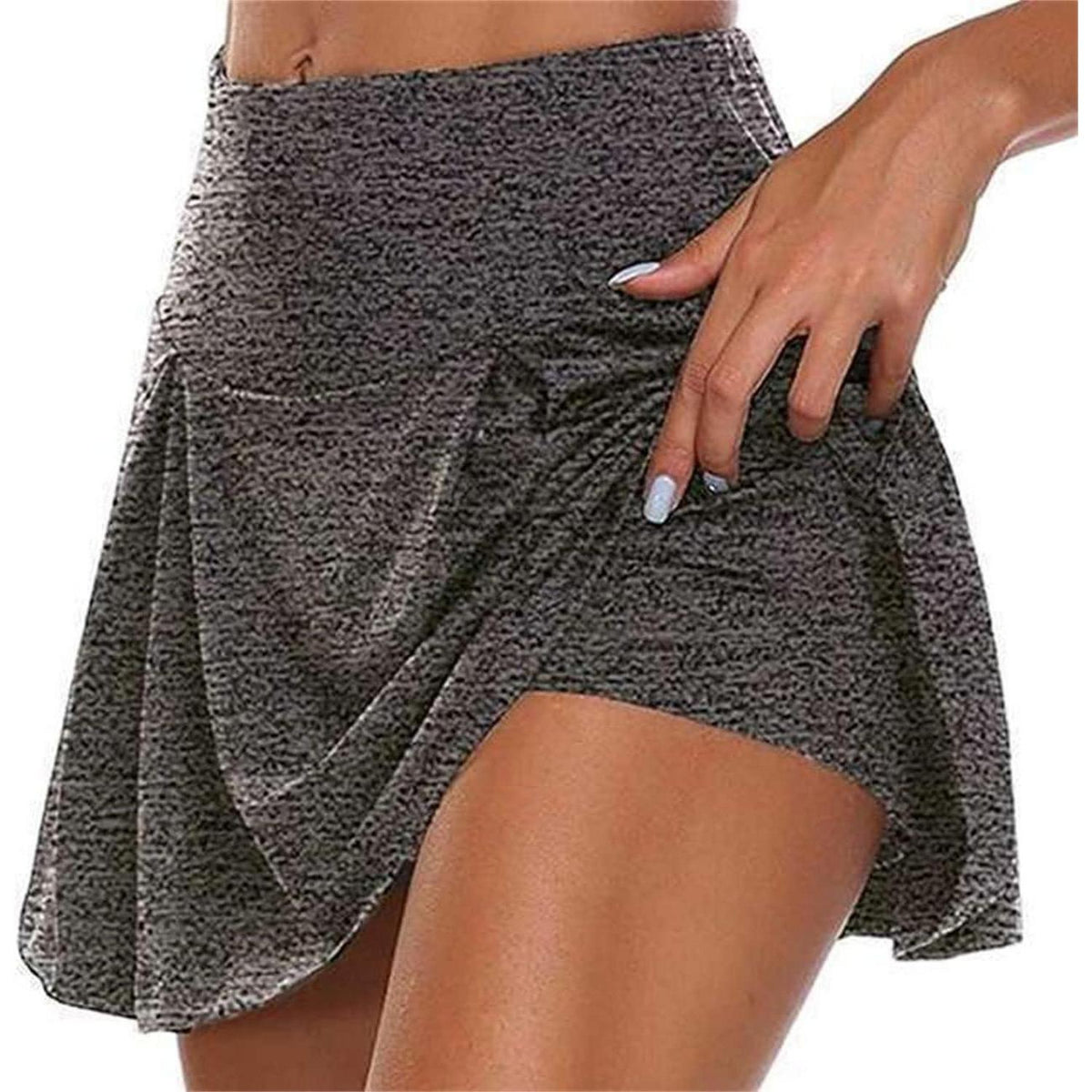 Damen Tennis Golf Rock 2in1 Leggings Sportskirt Dehnbar