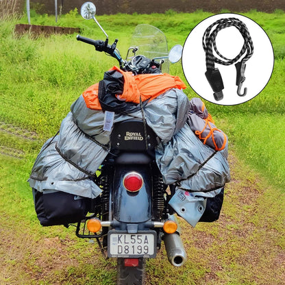 3er Set Fahrrad Spanngurte Gepäckträger verstellbar 70cm - Motorrad LKW Auto
