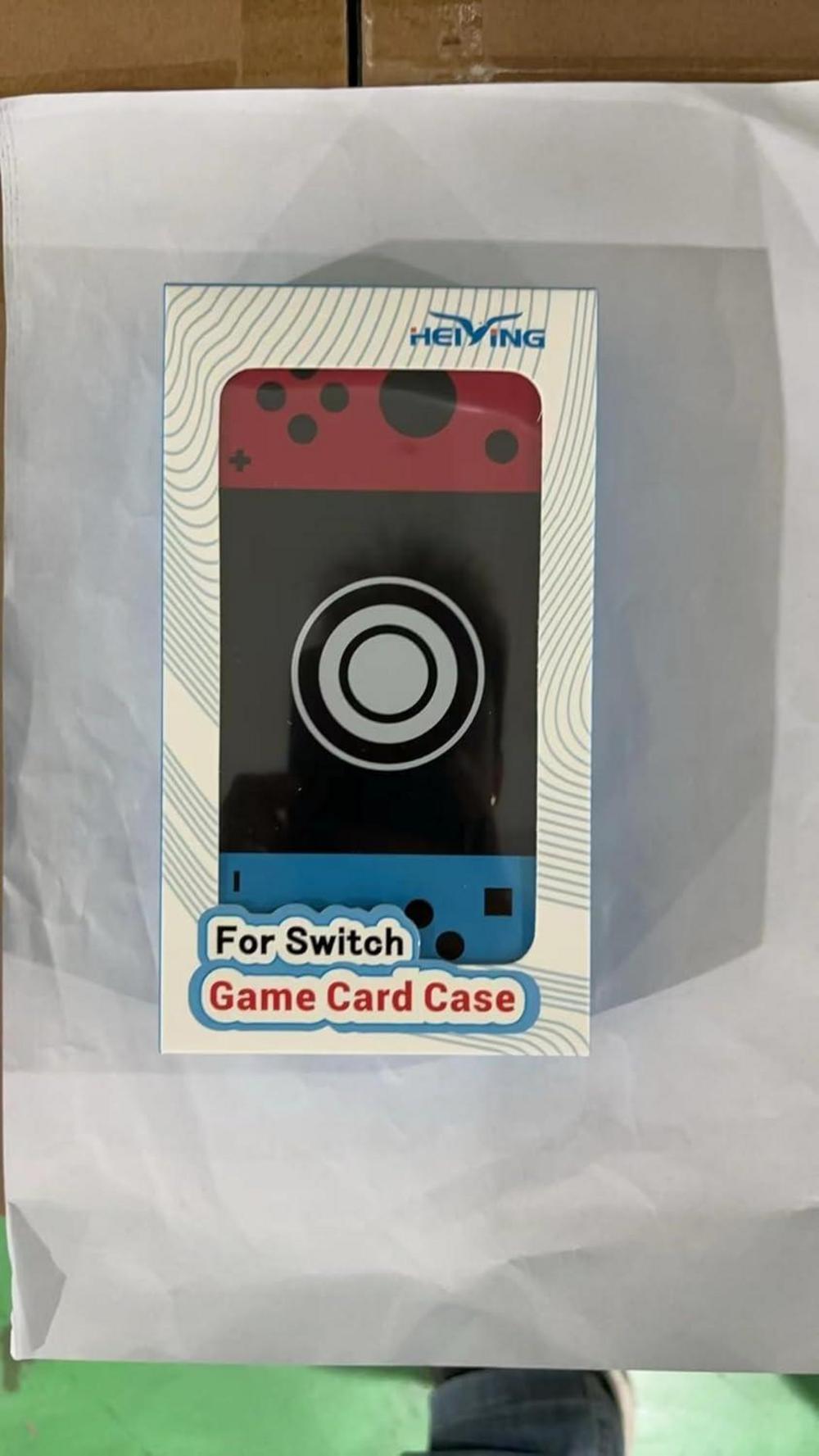 Nintendo Switch Game Card Case with Customized Pattern, 48 Game Card Slots, 24 Micro SD Card Slots