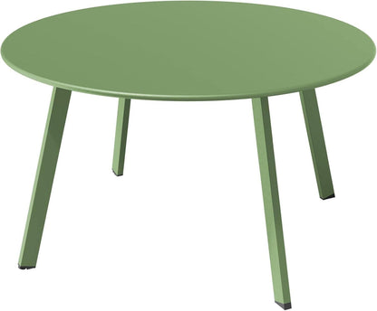Premium Stahl Beistelltisch für Innen & Außen, Robuster Gartentisch