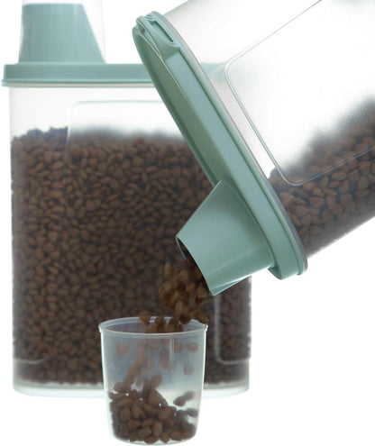 Luftdichter Hundefutter Aufbewahrungsbehälter 2er-Pack 2300ml