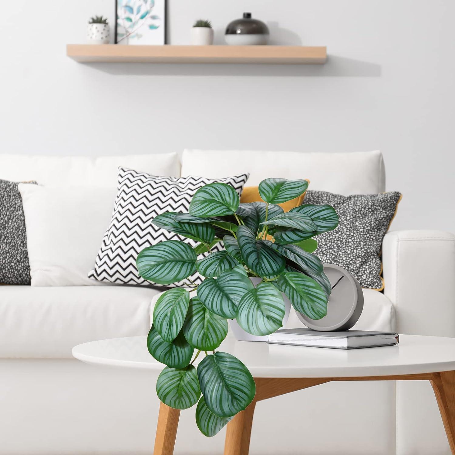 Künstliche Pflanze 45cm Topf Indoor Deko Wohnzimmer Schlafzimmer Büro