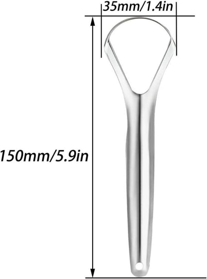 Zungenreiniger Edelstahl Tongue Scraper