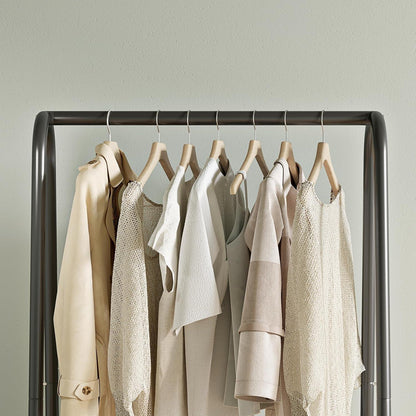 JOISCOPE Kleiderständer mit 2-lagigem Regal, A-förmige