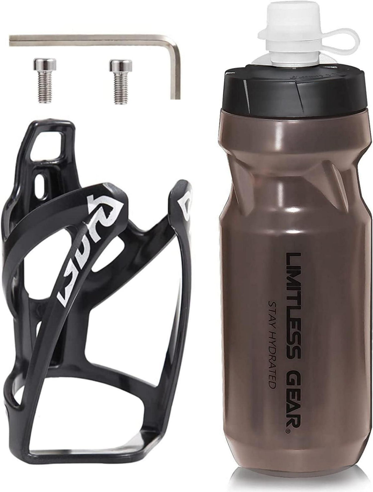 Fahrrad-Flaschenhalter Set 610ML BPA-frei Sportflasche