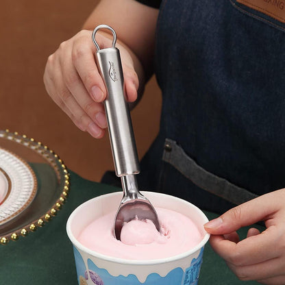 Edelstahl Eisportionierer Melonenballer Scooper