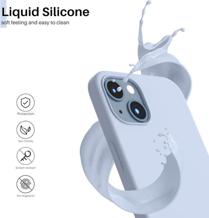 Silikon Handyhülle für iPhone 13 6,1 Zoll - Flüssiges Silikon Case