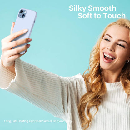 iPhone 13 Silikon Case Hülle Ultra Dünn Flüssiges Silikon Schutz 6,1