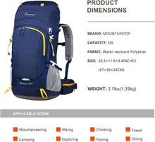 Wanderrucksack 50L Herren Damen Outdoor Trekking Camping SEO